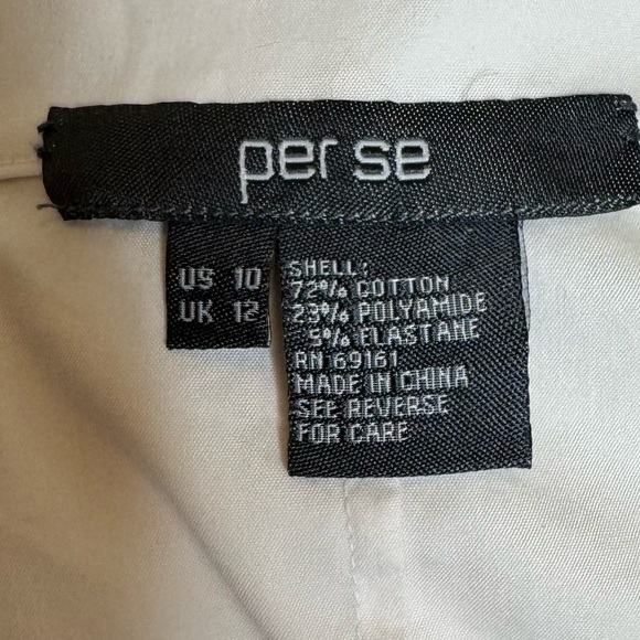 Per Se Button-Up Cap Sleeve Blouse - Picture 5 of 7